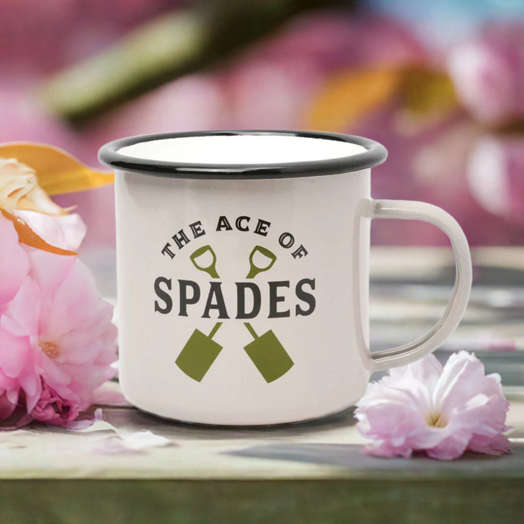 Enamel Mug - Ace of Spades 17 fl.oz/500 ml