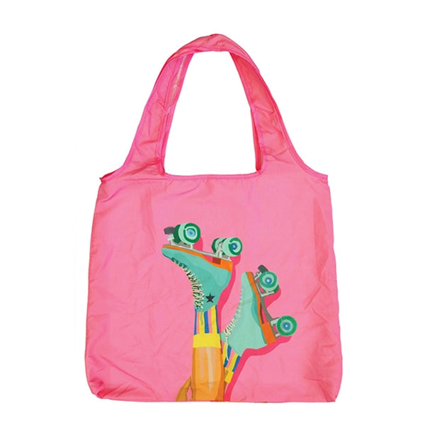 Fold up shopper - fun roller skates - Litterly