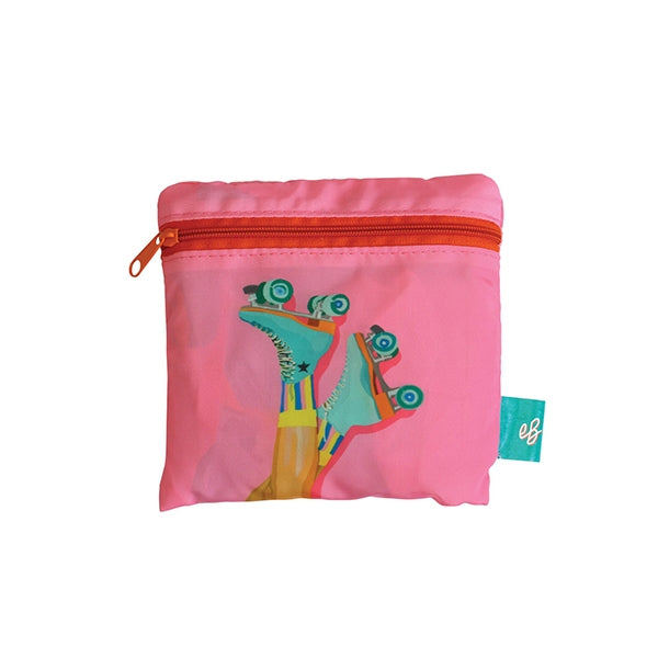 Fold up shopper - fun roller skates - Litterly