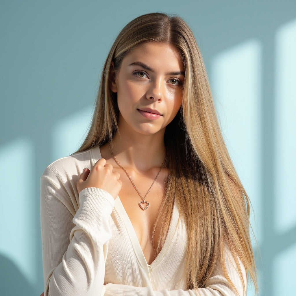 Gloria Mago Heart Pendant Necklace ❤️ - Litterly