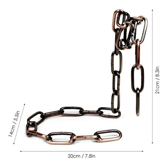 Magic Bottle Holder Chain - Metal Bottle Holder with Illusion Effect - Litterly