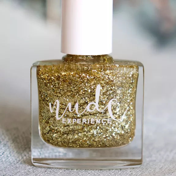 VENUS - PEEL-OFF gold glitter varnish - Litterly