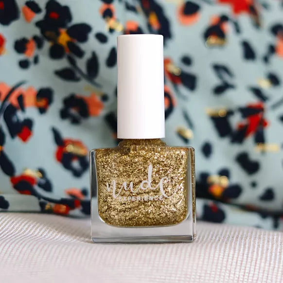 VENUS - PEEL-OFF gold glitter varnish - Litterly