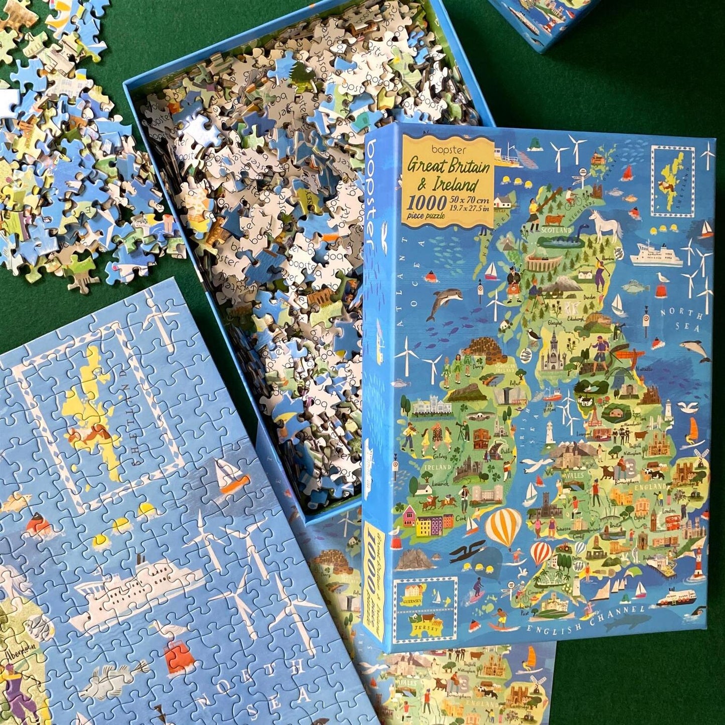 1000 piece Great Britain & Ireland Puzzle
