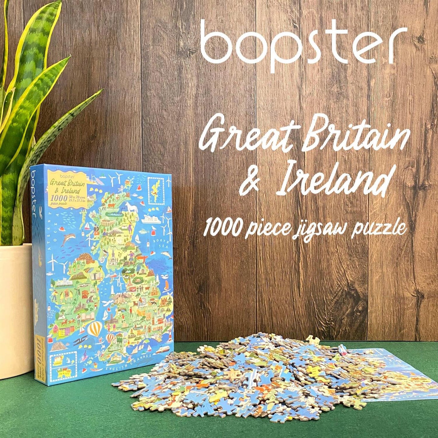 1000 piece Great Britain & Ireland Puzzle