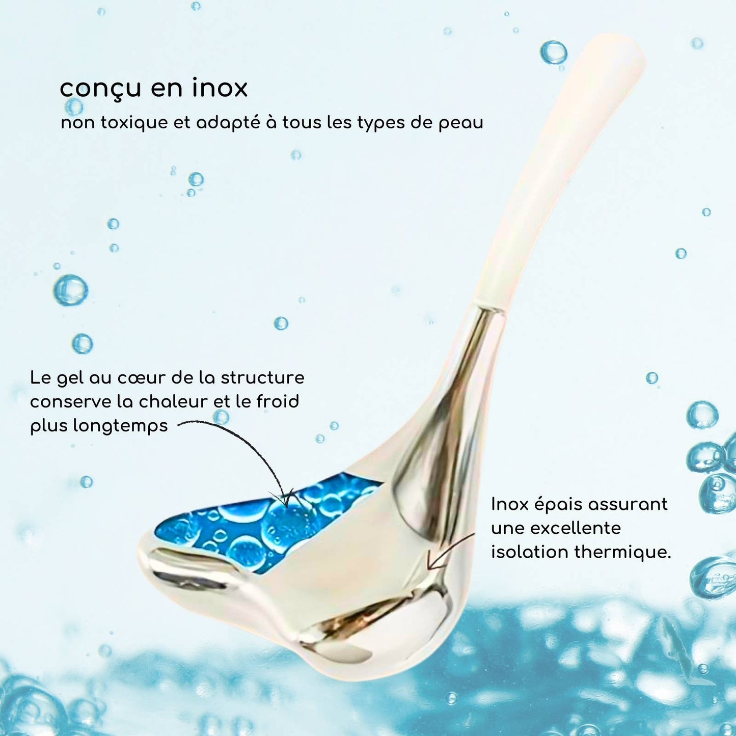 Face Massager Spoon Cryotherapy Facial Care 5+1 free