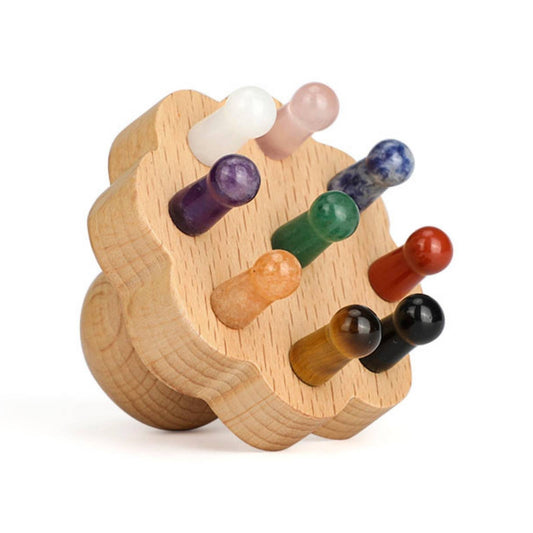 Stone massage brush - 9 minerals Lithotherapy