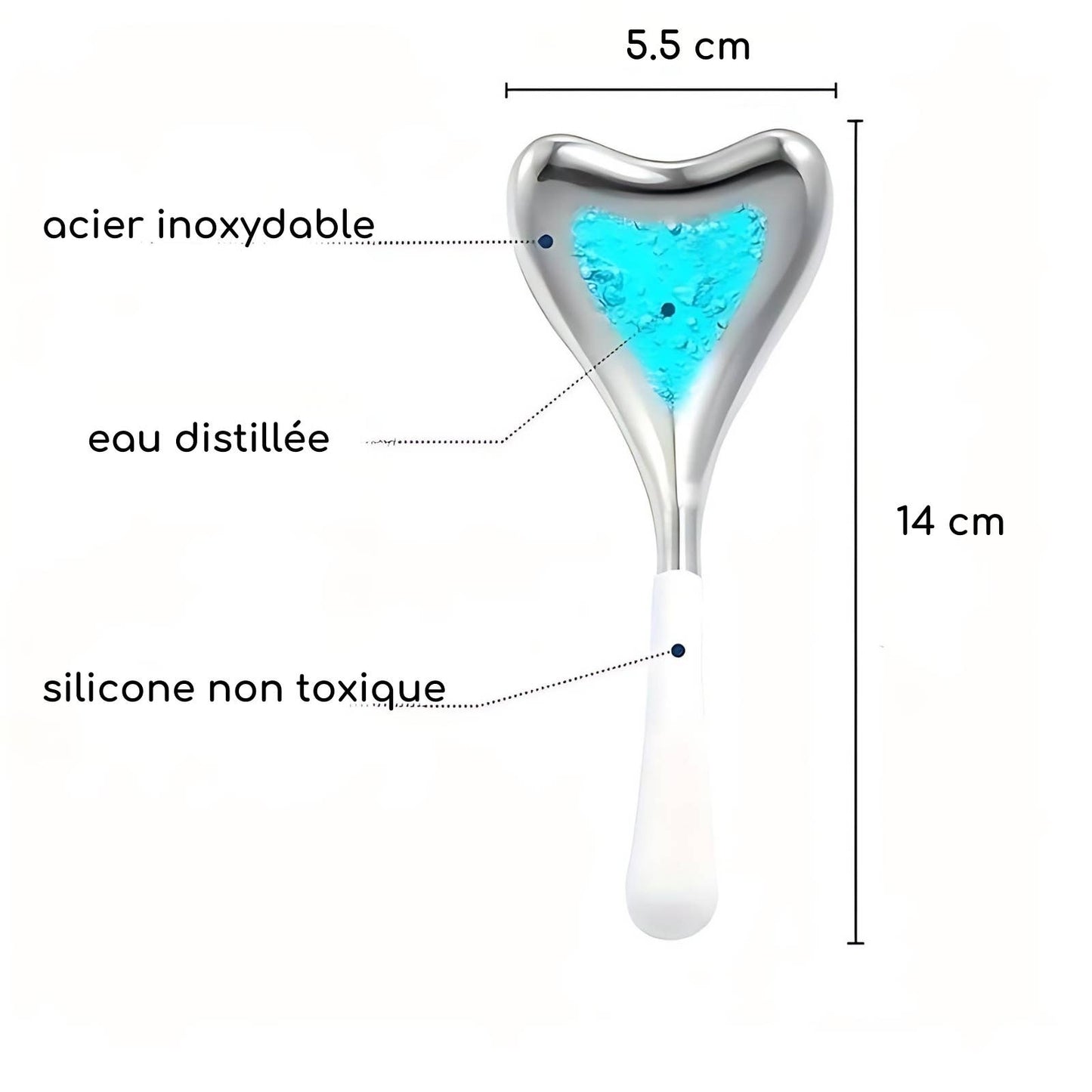 Face Massager Spoon Cryotherapy Facial Care 5+1 free