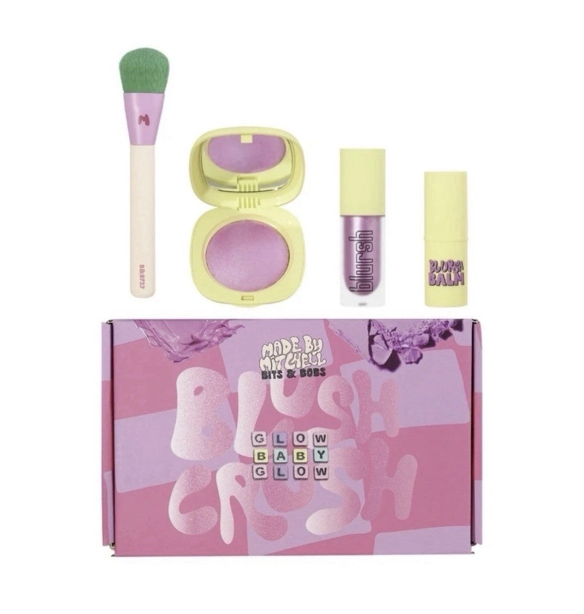  Made by Mitchell BNIB bits & bobs Blush crush glow baby glow set sealed 