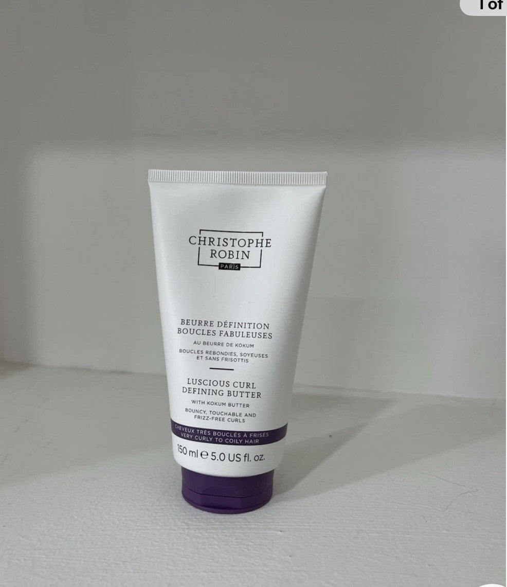 Christophe Robin 150ml Curl Defining Cream-Chia Seed Oil, Anti-Frizz, Hydrating