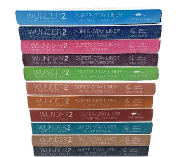 Wunder2 High Tech Beauty Super Stay Liner Eyeliner Pencil metallic turquoise 