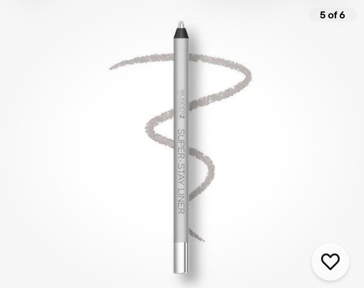 WUNDER2 SUPER-STAY LINER - METALLIC SILVER