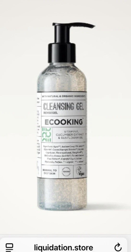 Ecooking Cleansing Gel 125ml for Normal to Oily Skin RRP £21