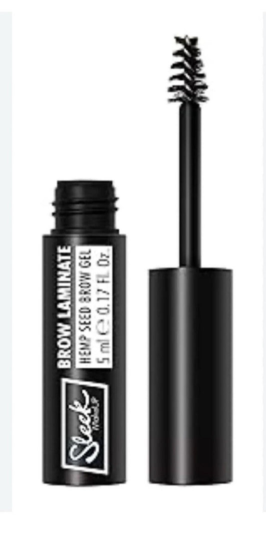 2x 5ml Sleek MakeUP Brow Laminate Eyebrow Gel With Hemp Seed Oil .Vegan Free Del