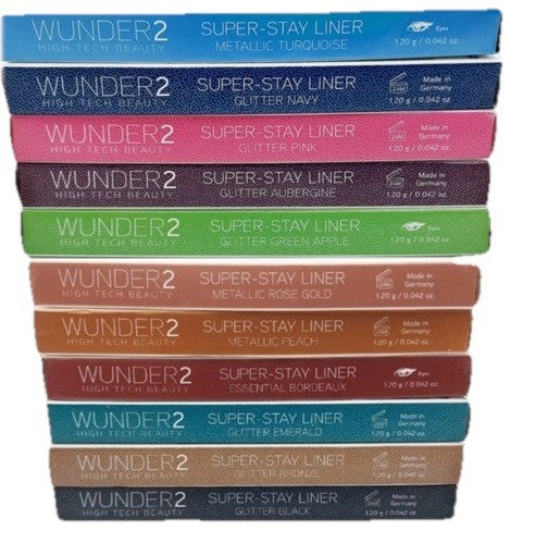 WUNDER2 High Tech Beauty Super-Stay Waterproof Eye Liner - glitter pink 