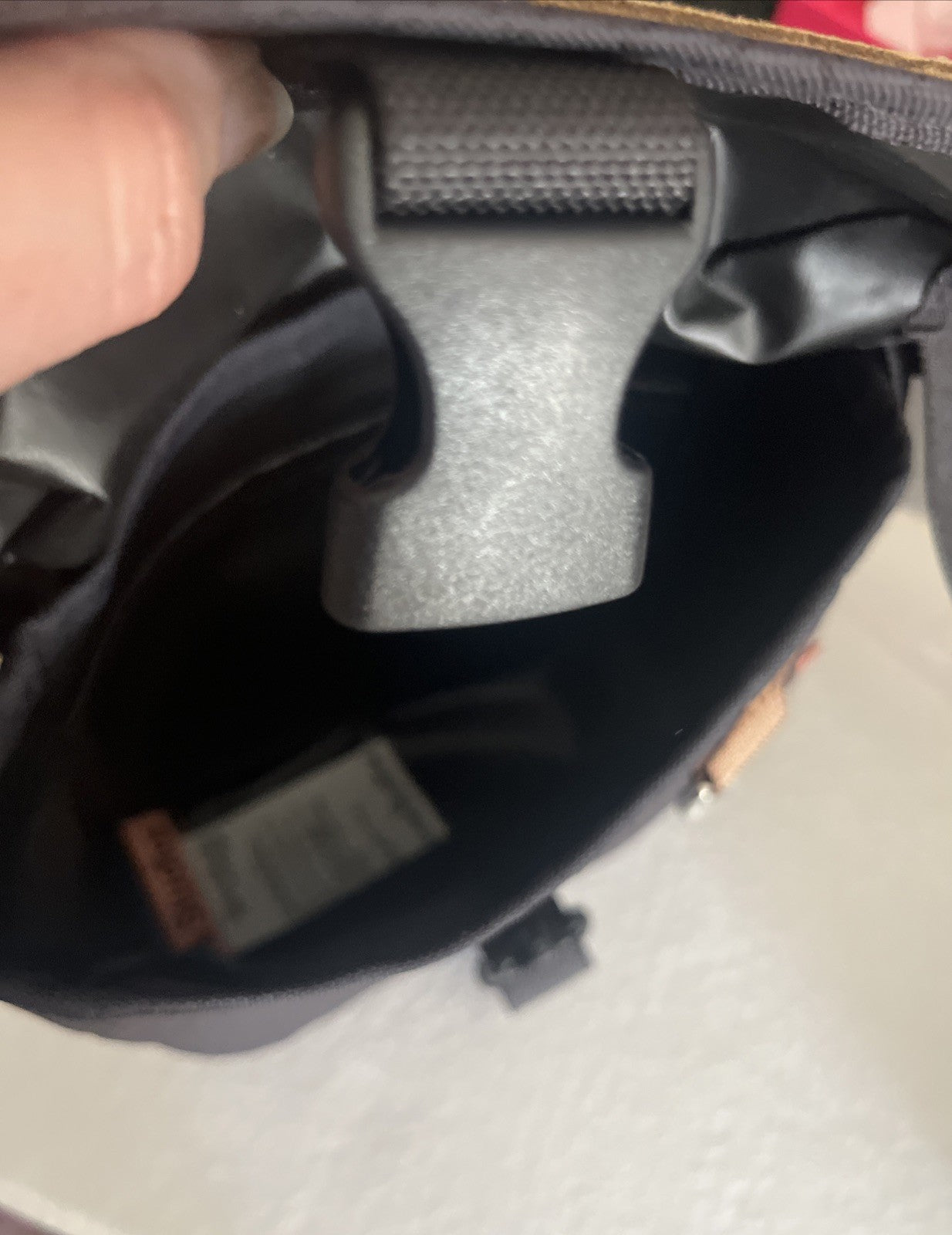 Acne Studios Post Ripstop Suede Mini Messenger Bag