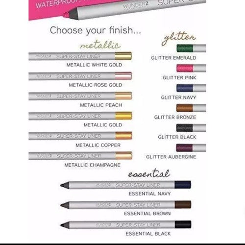 Wunder2 High Tech Beauty Super Stay Liner Eyeliner Pencil metallic turquoise 