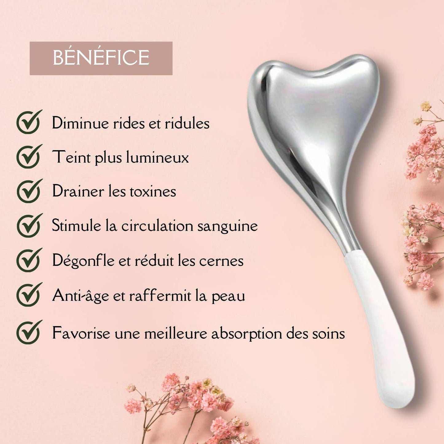 Face Massager Spoon Cryotherapy Facial Care 5+1 free