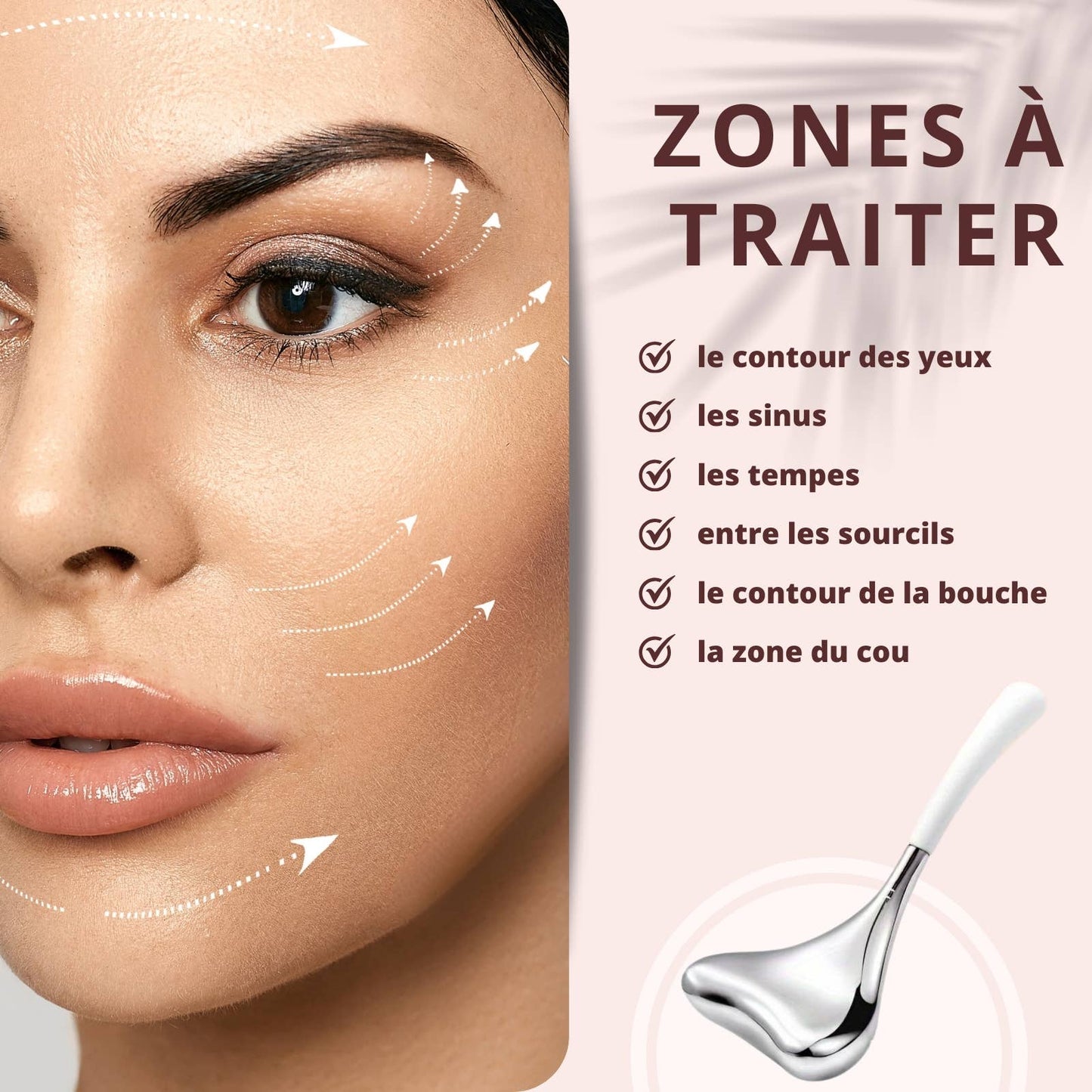 Face Massager Spoon Cryotherapy Facial Care 5+1 free